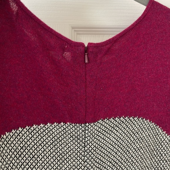 Anthropologie Maroon/Black Dress - Picture 3 of 4
